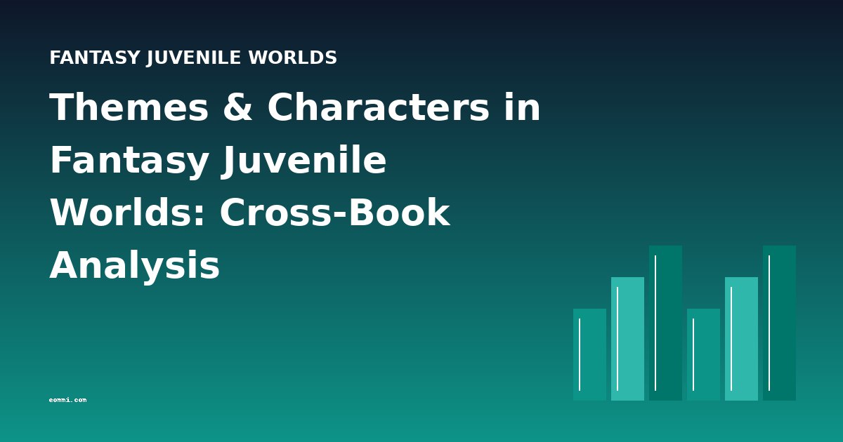 Themes & Characters in Fantasy Juvenile Worlds: Cross-Book Analysis