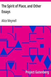 Cover of The Spirit of Place, and Other E...