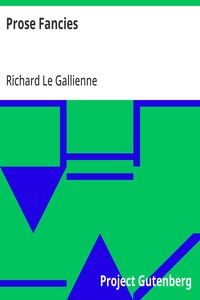 Cover of Prose Fancies — Text and Context