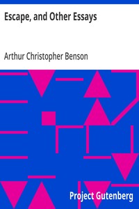 Cover of Escape, and Other Essays — Themes and Context