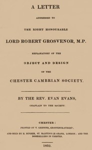Cover of A letter addressed to the Right ...