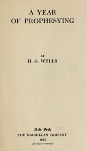 Cover of A year of prophesying — A Closer Reading