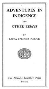 Cover of Adventures in indigence, and other essays — Reading Companion