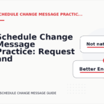 Schedule Change Message Practice: Request and Reply Examples